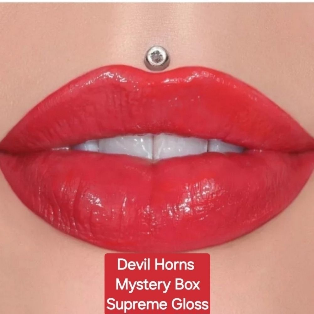 Jeffree Star Devils Horns Red Limited Edition Supreme Gloss - Peachy Red